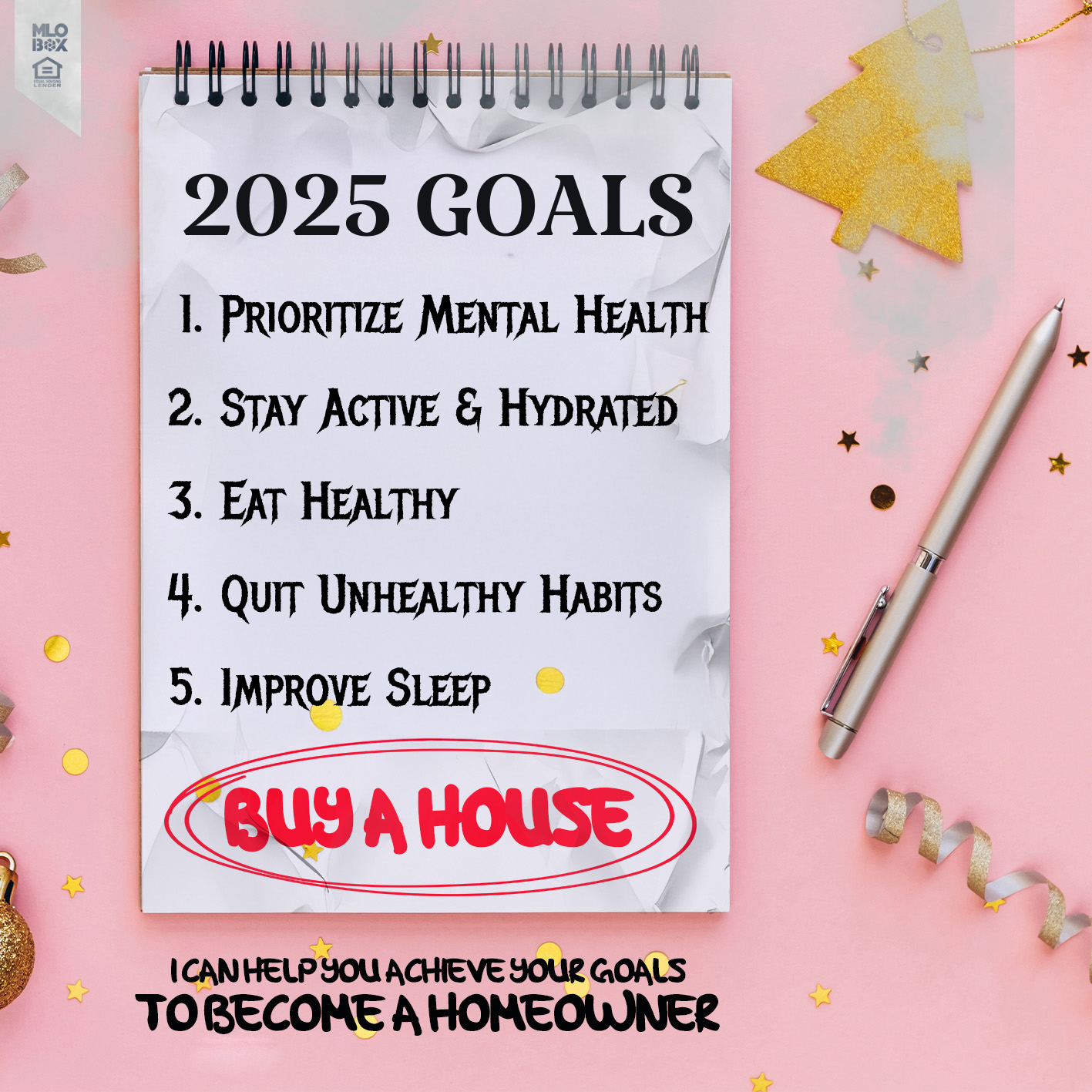 2024 GOALS - Diana Stevens - Mortgage Loan Originator