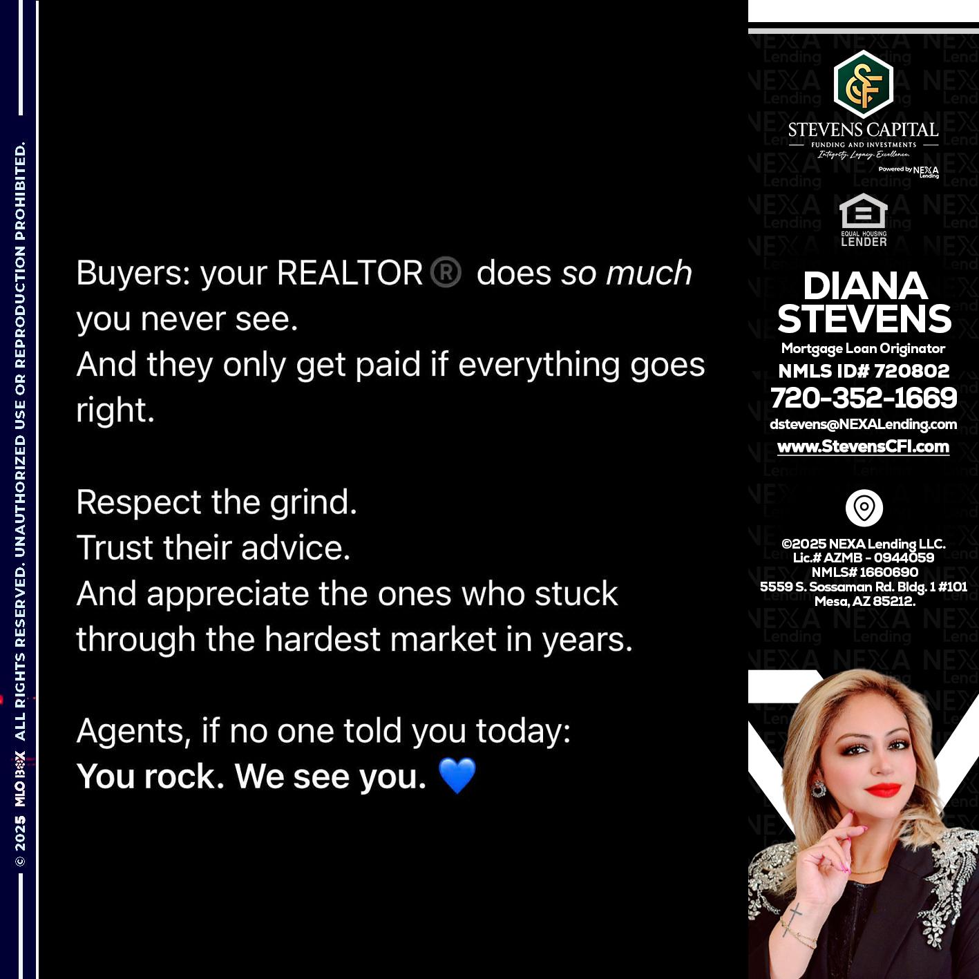 BUYERS - Diana Stevens -Mortgage Loan Originator