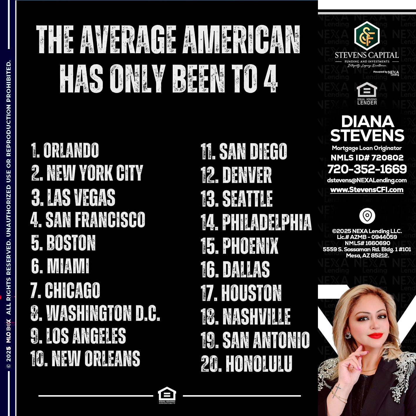 THE AVERAGE AMERICAN - Diana Stevens -Mortgage Loan Originator