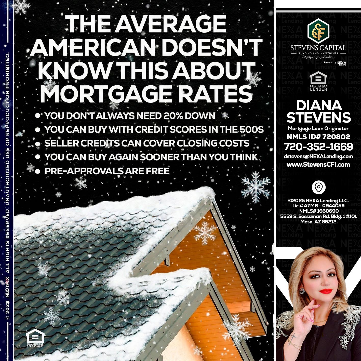 THE AVERAGE - Diana Stevens -Mortgage Loan Originator