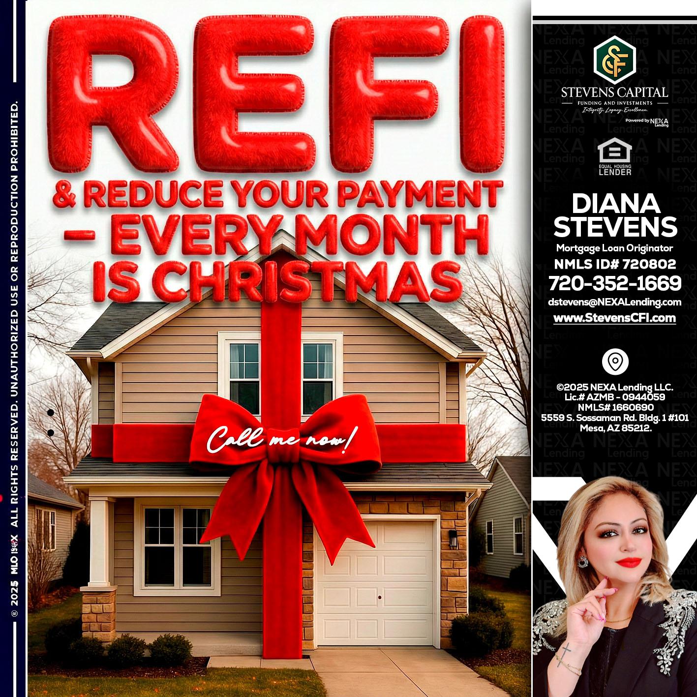 REFI - Diana Stevens -Mortgage Loan Originator