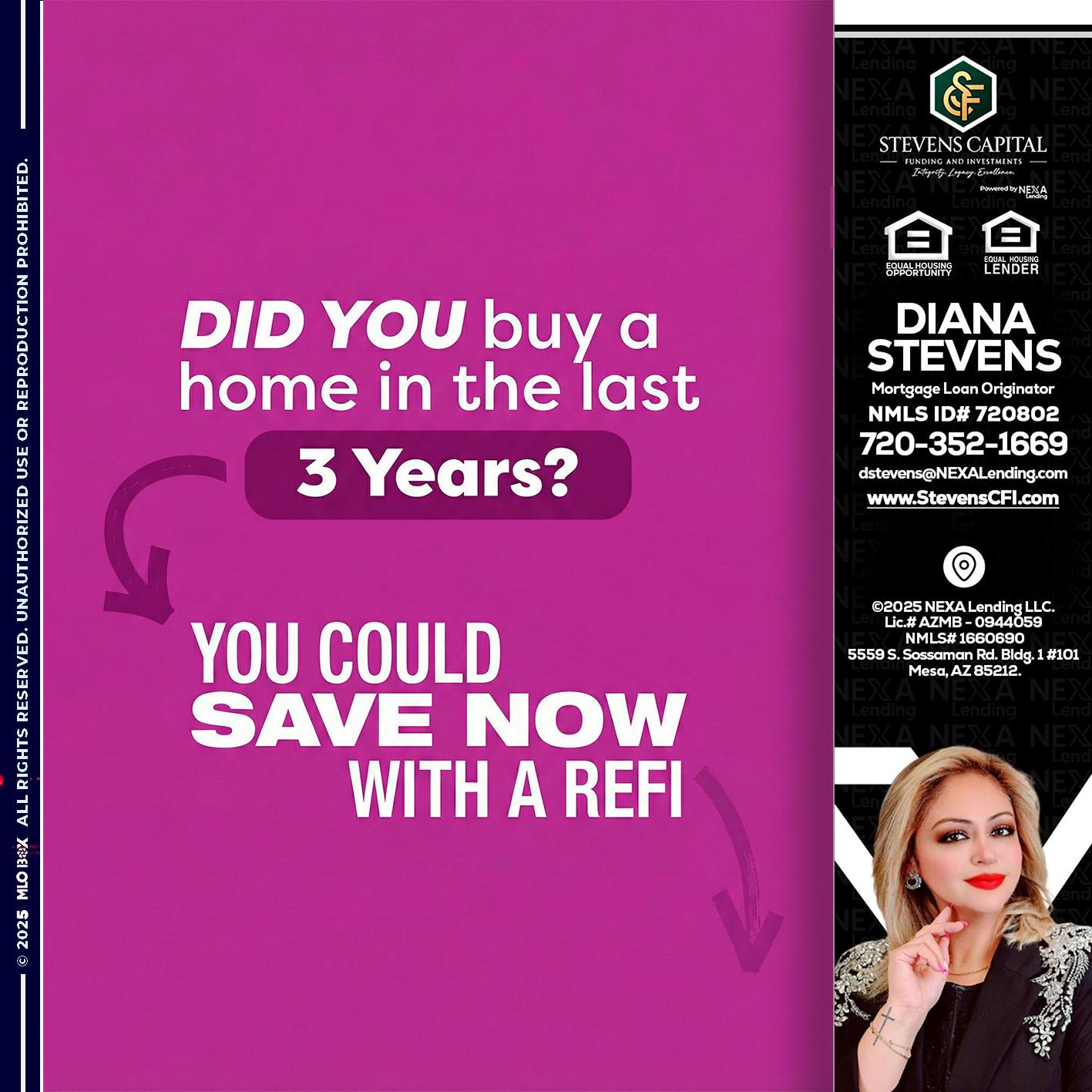 did you - Diana Stevens -Mortgage Loan Originator