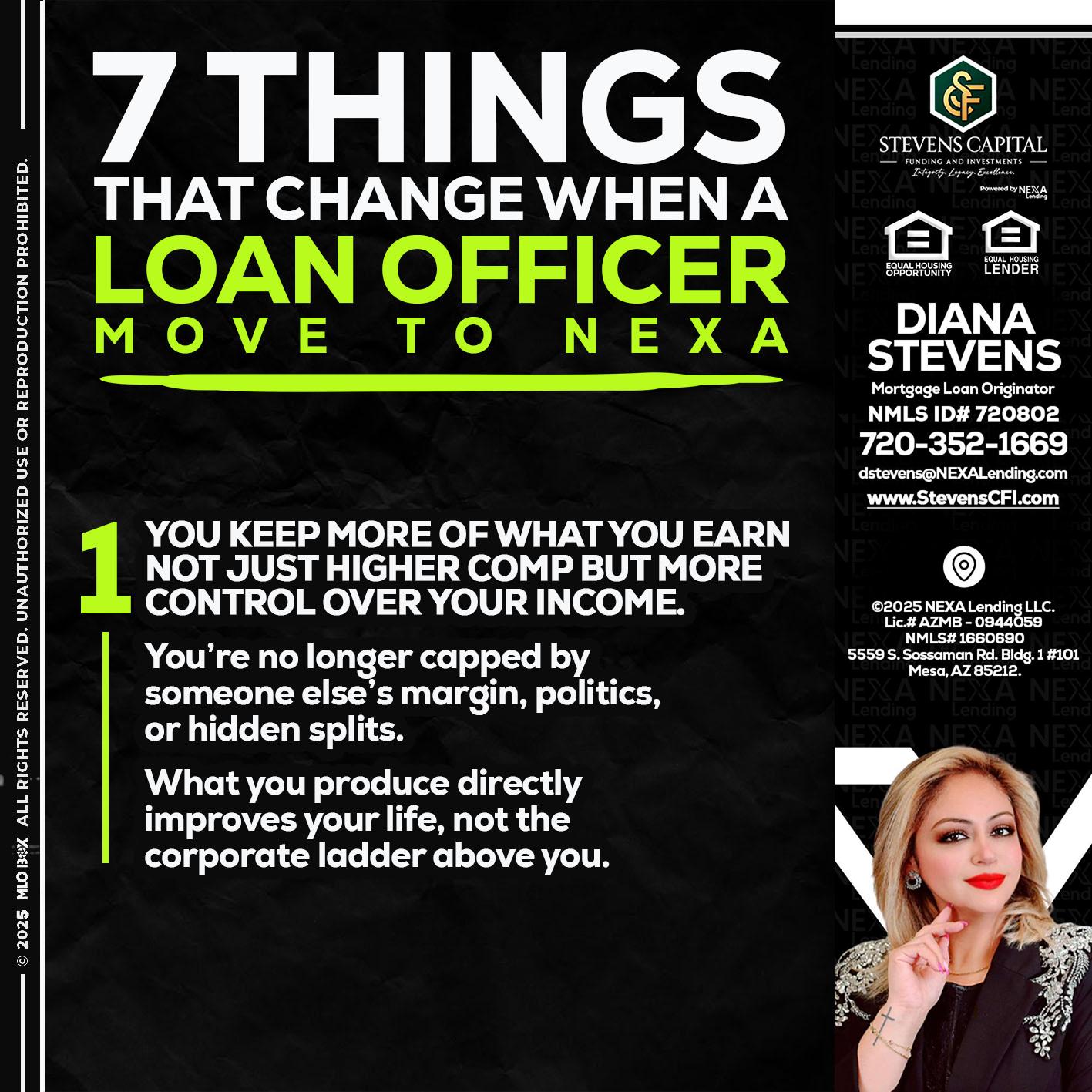 7 THINGS (1) - Diana Stevens -Mortgage Loan Originator