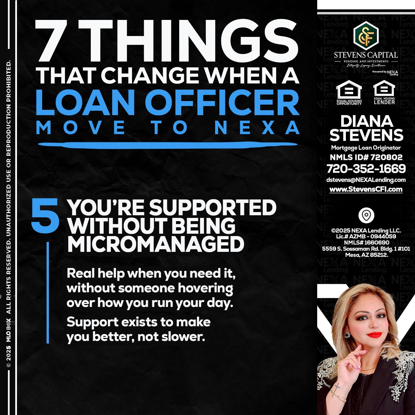 7 THINGS (5) - Diana Stevens -Mortgage Loan Originator