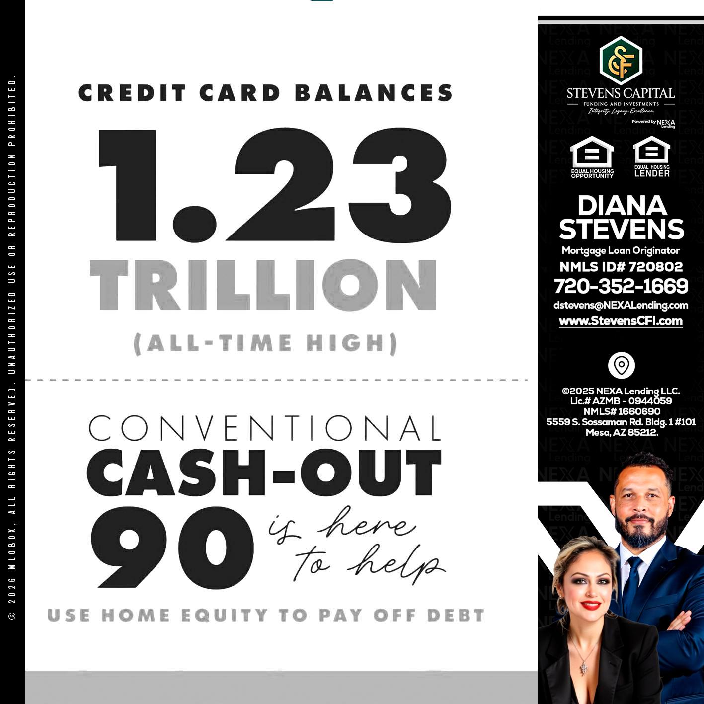 CREDIT CARD BALANCE - Diana Stevens -Mortgage Loan Originator