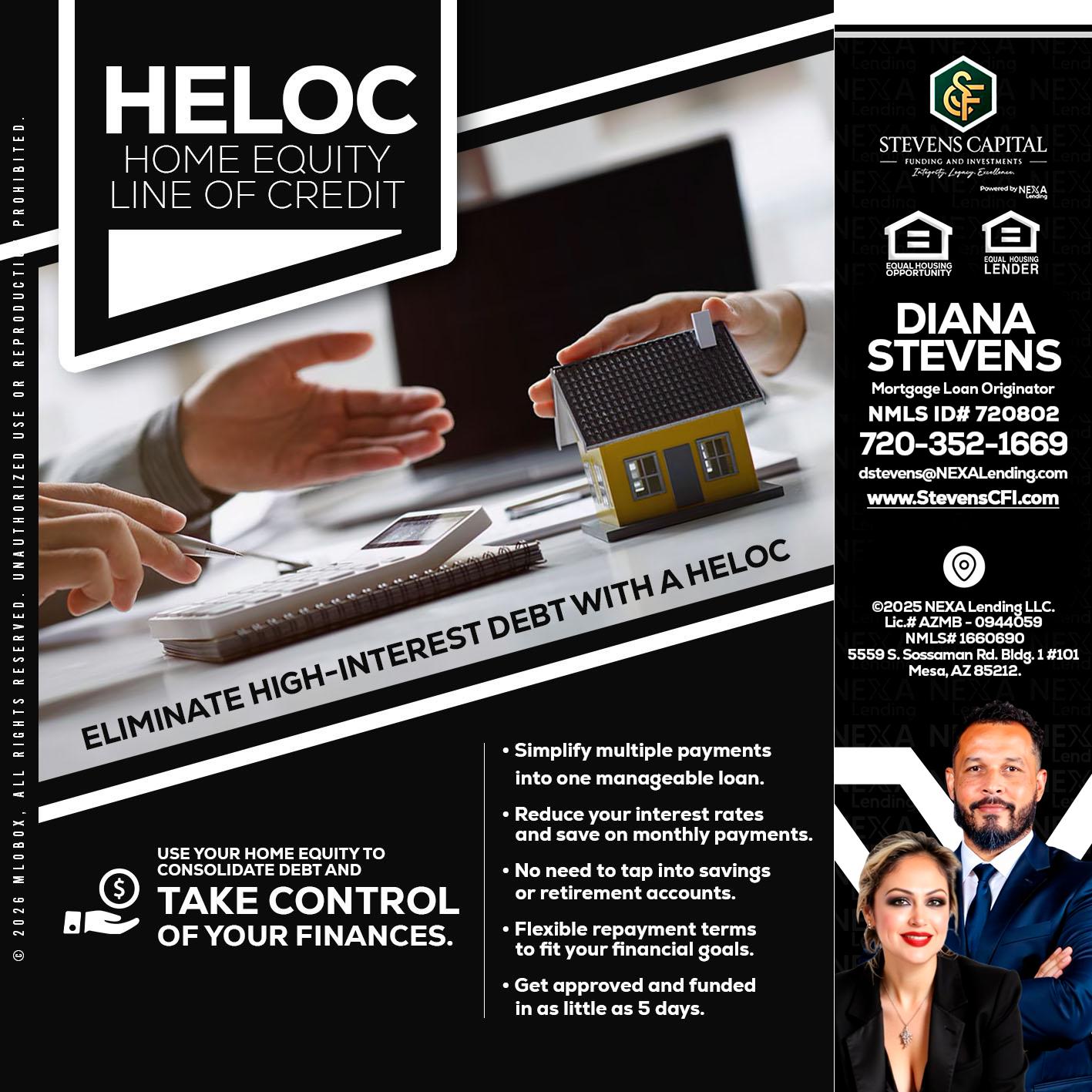 HELOC - Diana Stevens -Mortgage Loan Originator