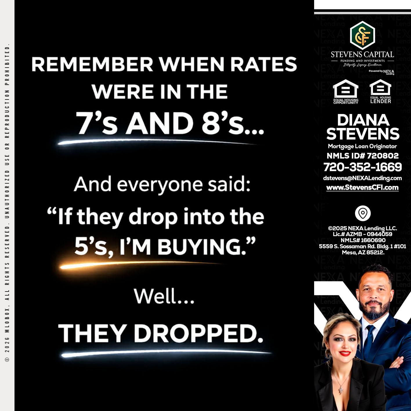 REMEMBER WHEN - Diana Stevens -Mortgage Loan Originator