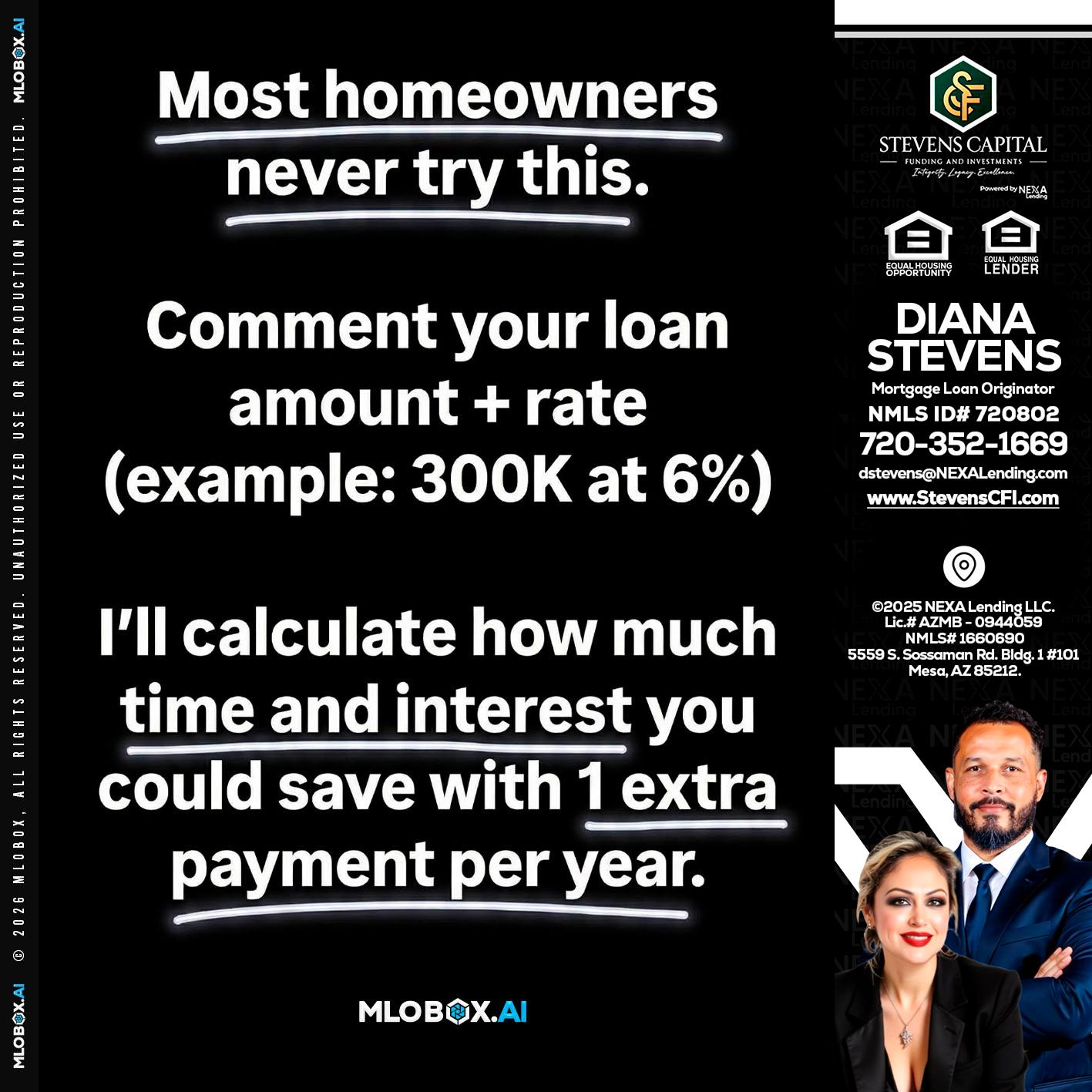 most owners - Diana Stevens -Mortgage Loan Originator