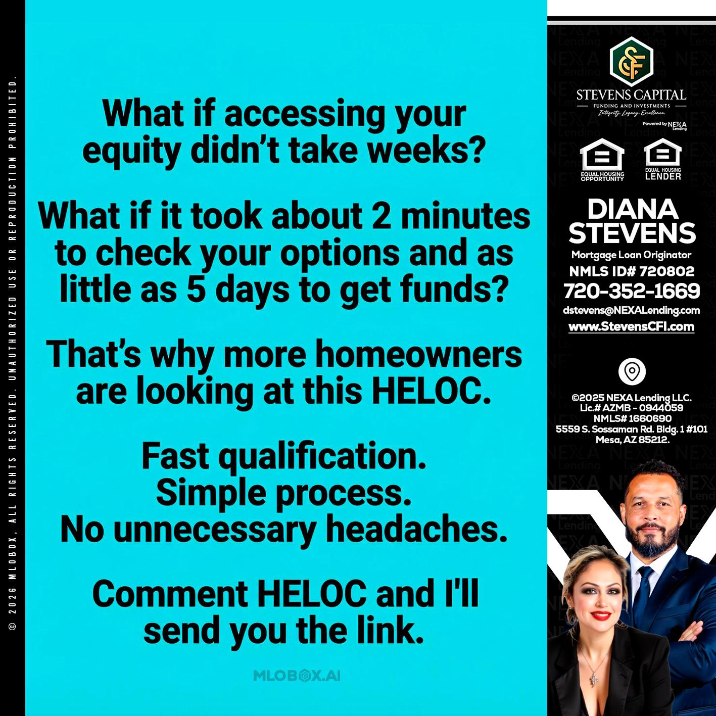 what if - Diana Stevens -Mortgage Loan Originator