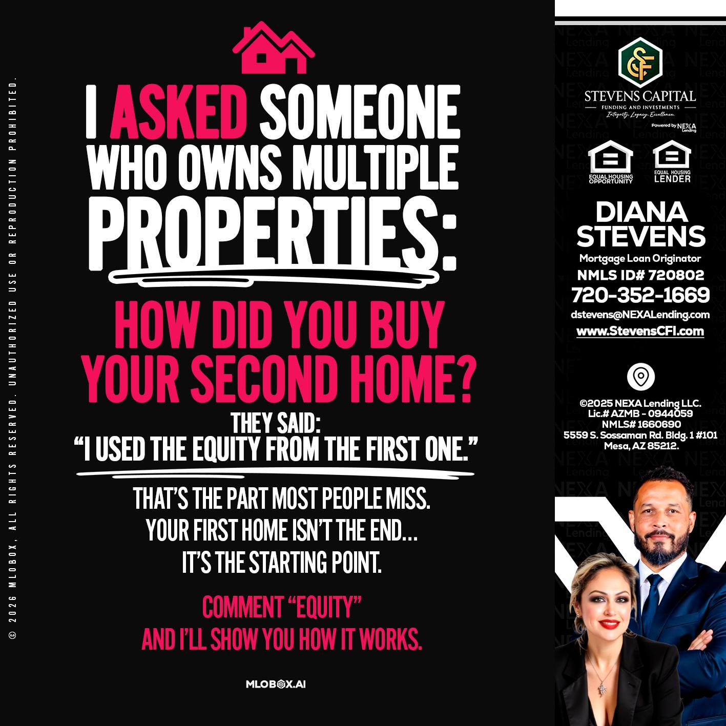 I ASKED SOMEONE - Diana Stevens -Mortgage Loan Originator