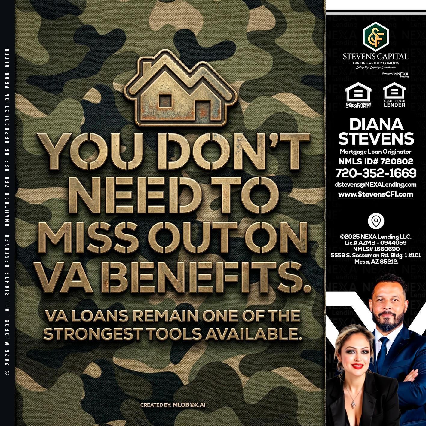 you don't need - Diana Stevens -Mortgage Loan Originator