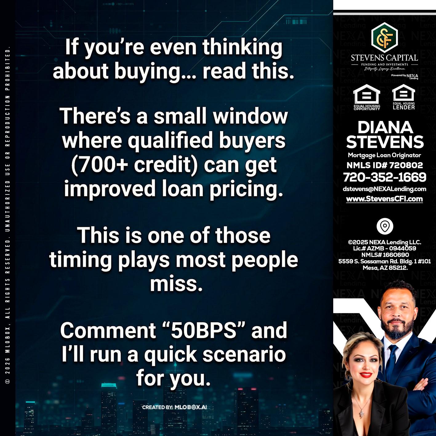 IF YOU EVER - Diana Stevens -Mortgage Loan Originator