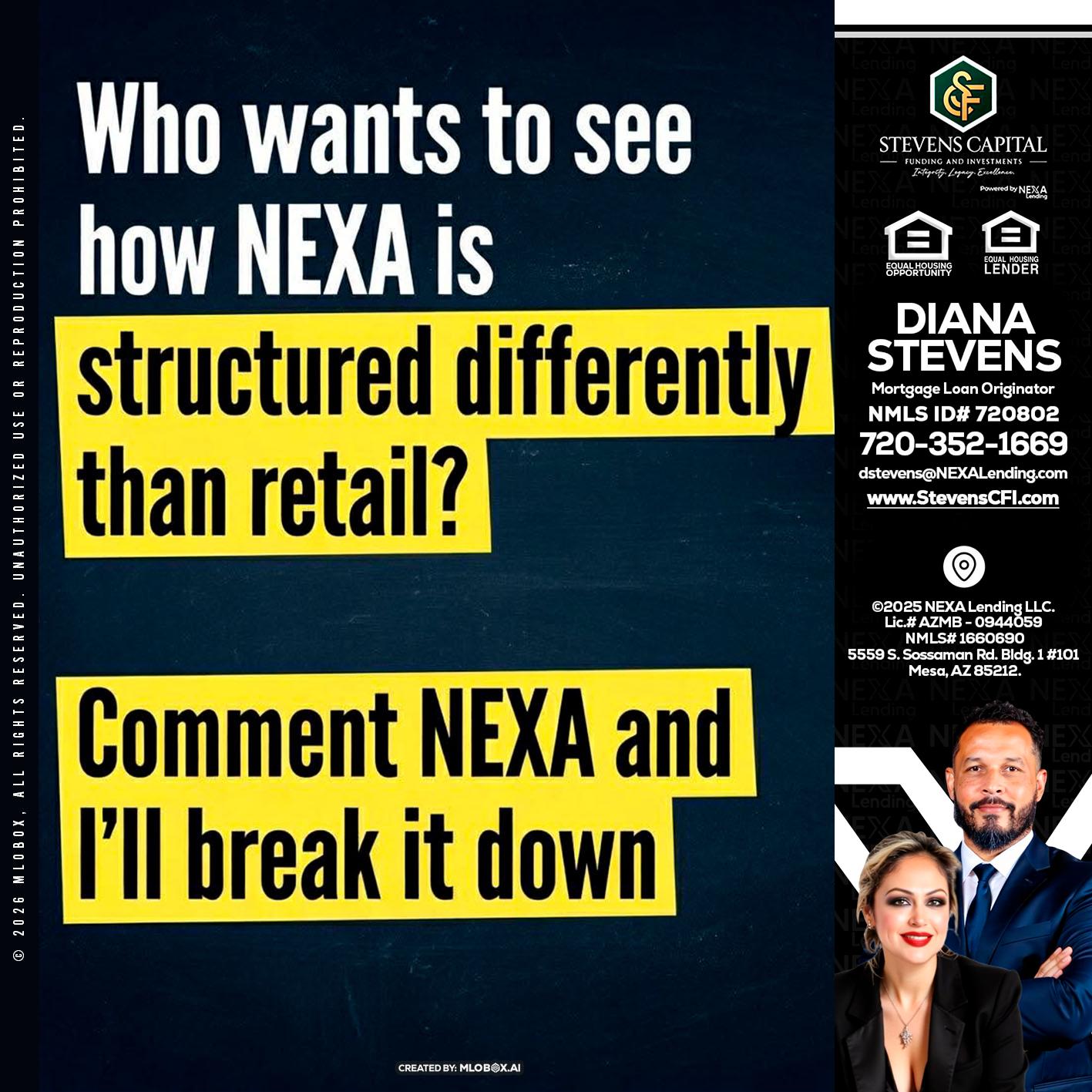 who want to see - Diana Stevens -Mortgage Loan Originator
