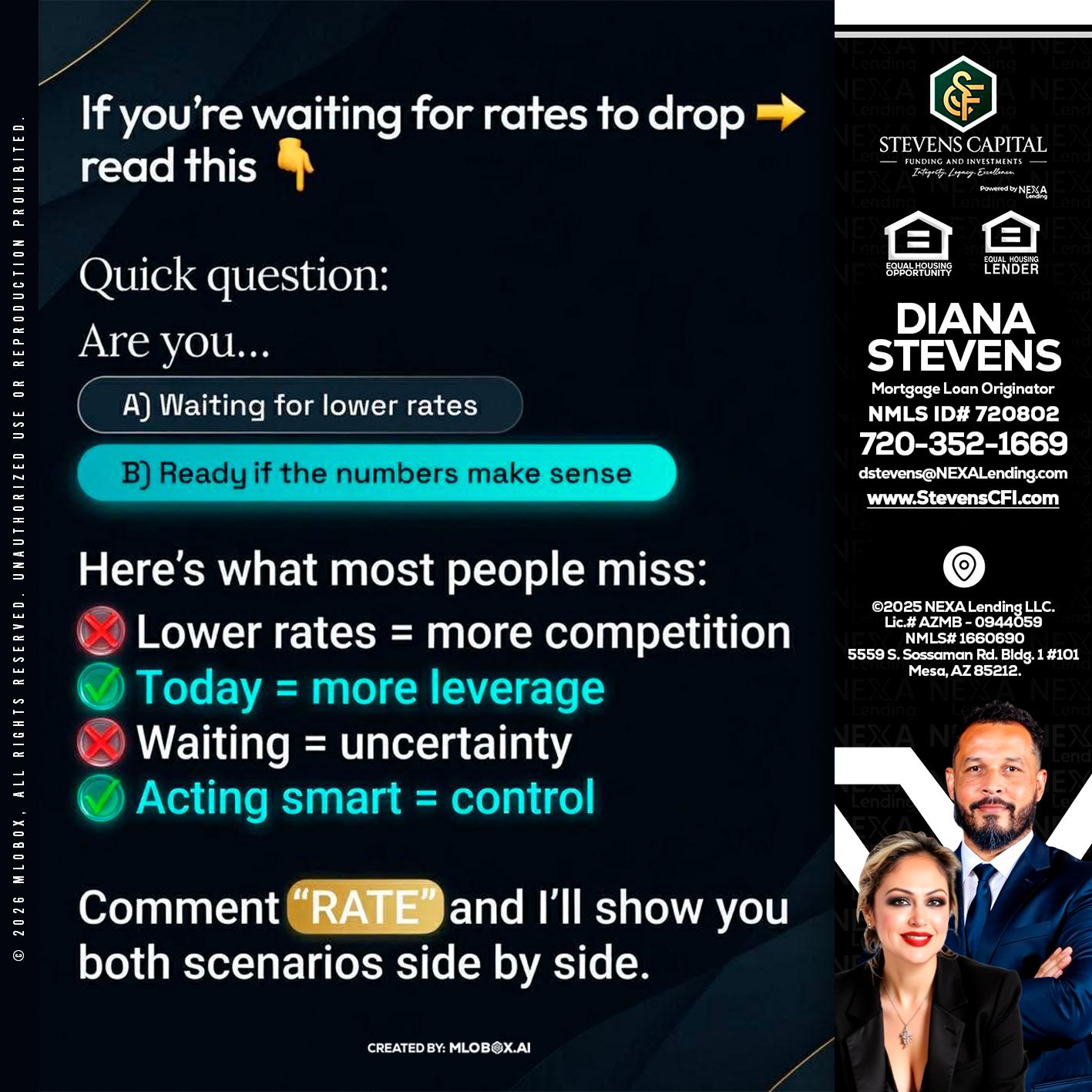IF YOU ARE - Diana Stevens -Mortgage Loan Originator