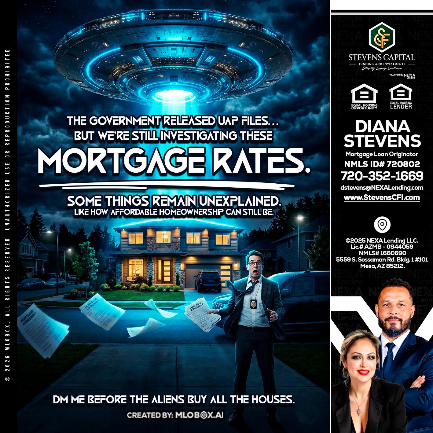 MORTGAGE RATES - Diana Stevens -Mortgage Loan Originator