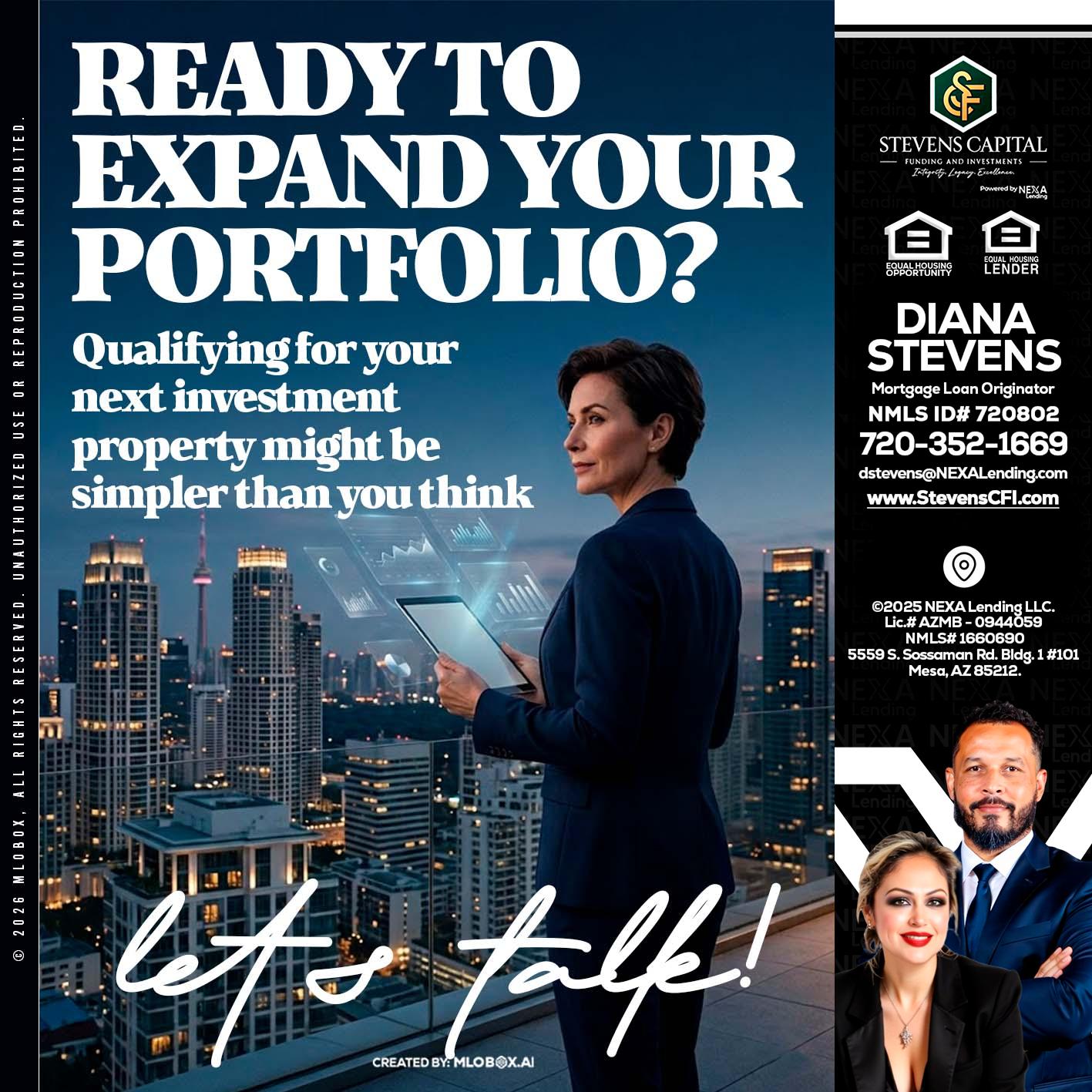 READY TO EXPAND - Diana Stevens -Mortgage Loan Originator