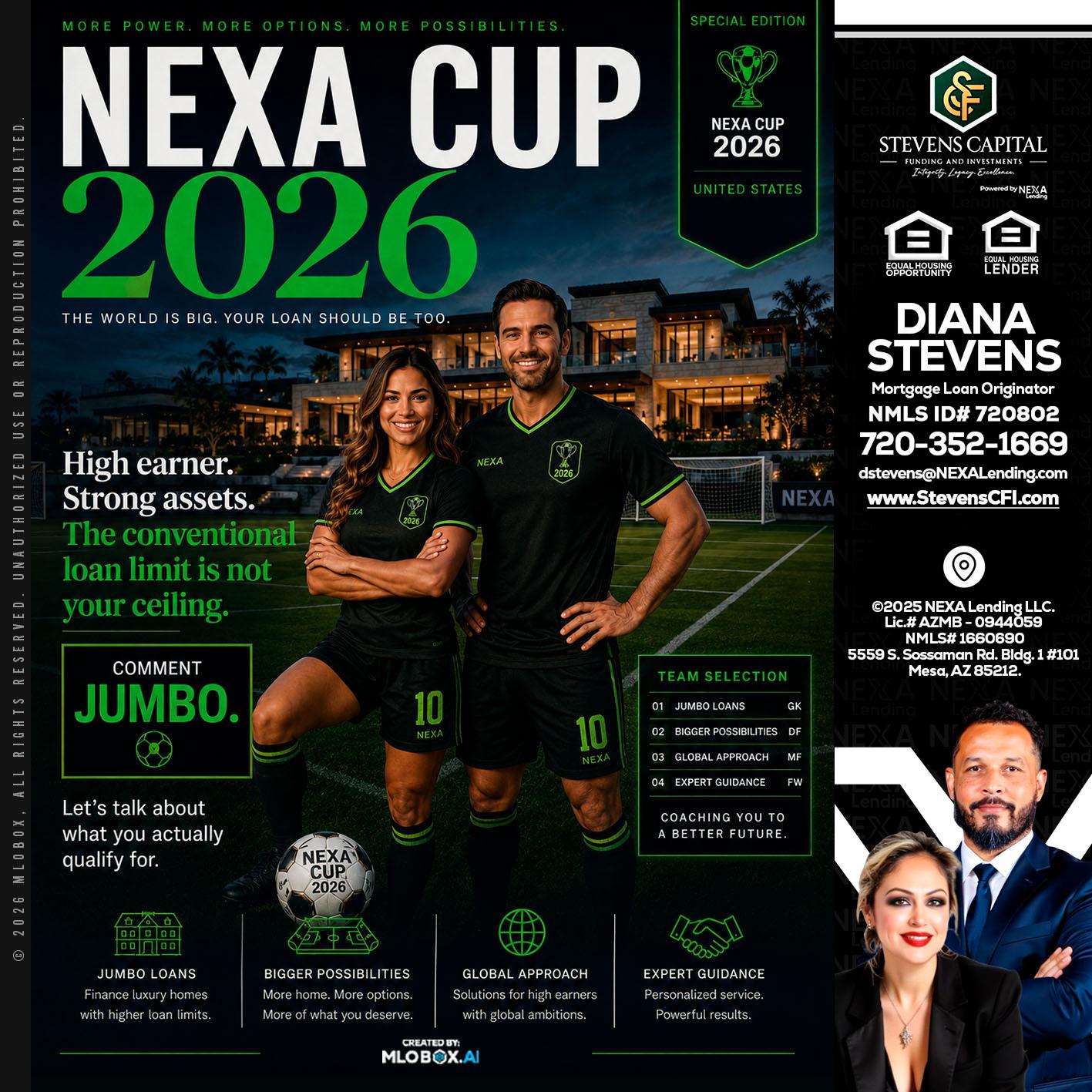 NEXA CUP 2026 - Diana Stevens -Mortgage Loan Originator