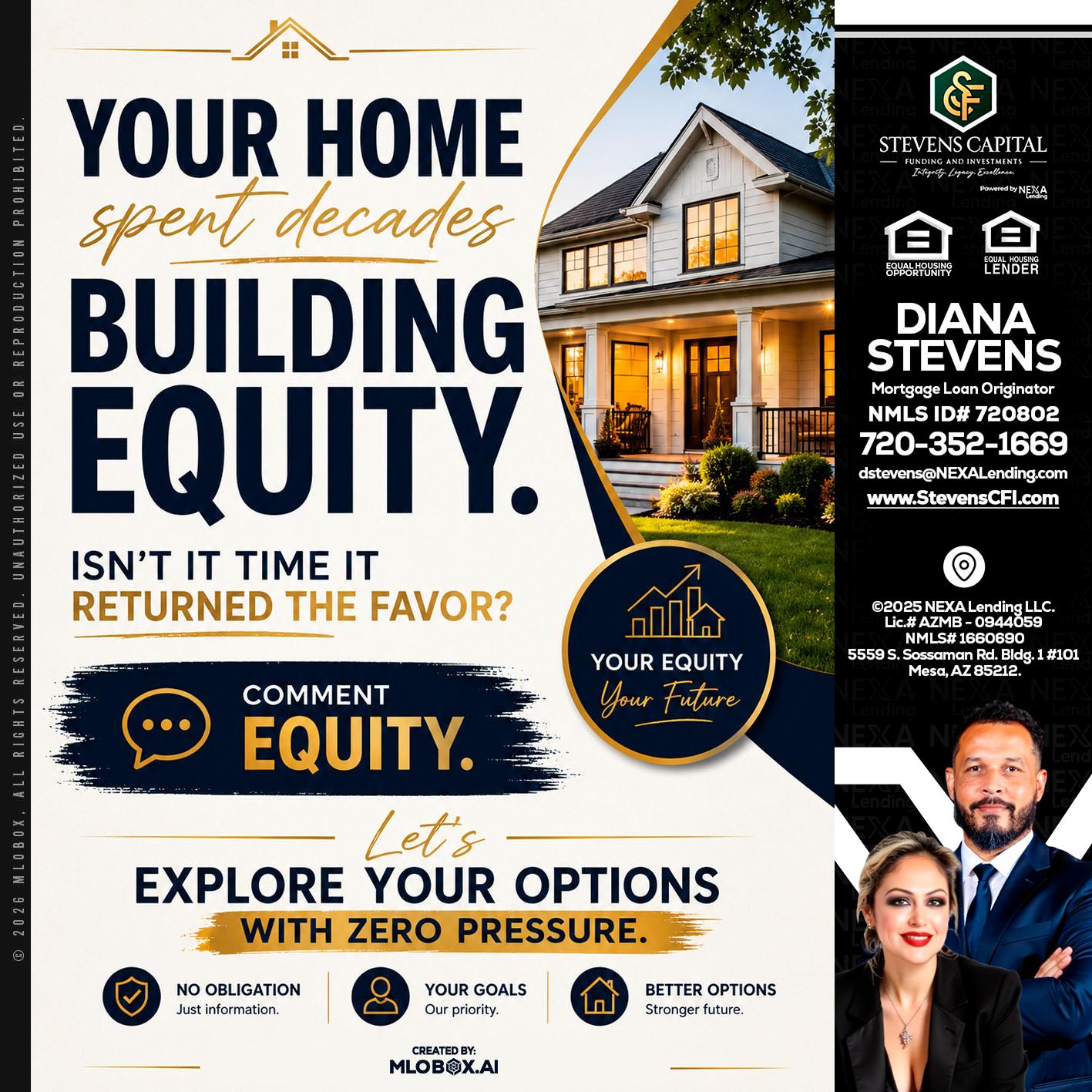 building equity - Diana Stevens -Mortgage Loan Originator