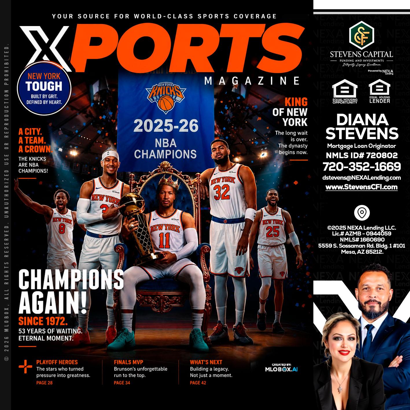 XPORTS MAGAZINE - Diana Stevens -Mortgage Loan Originator