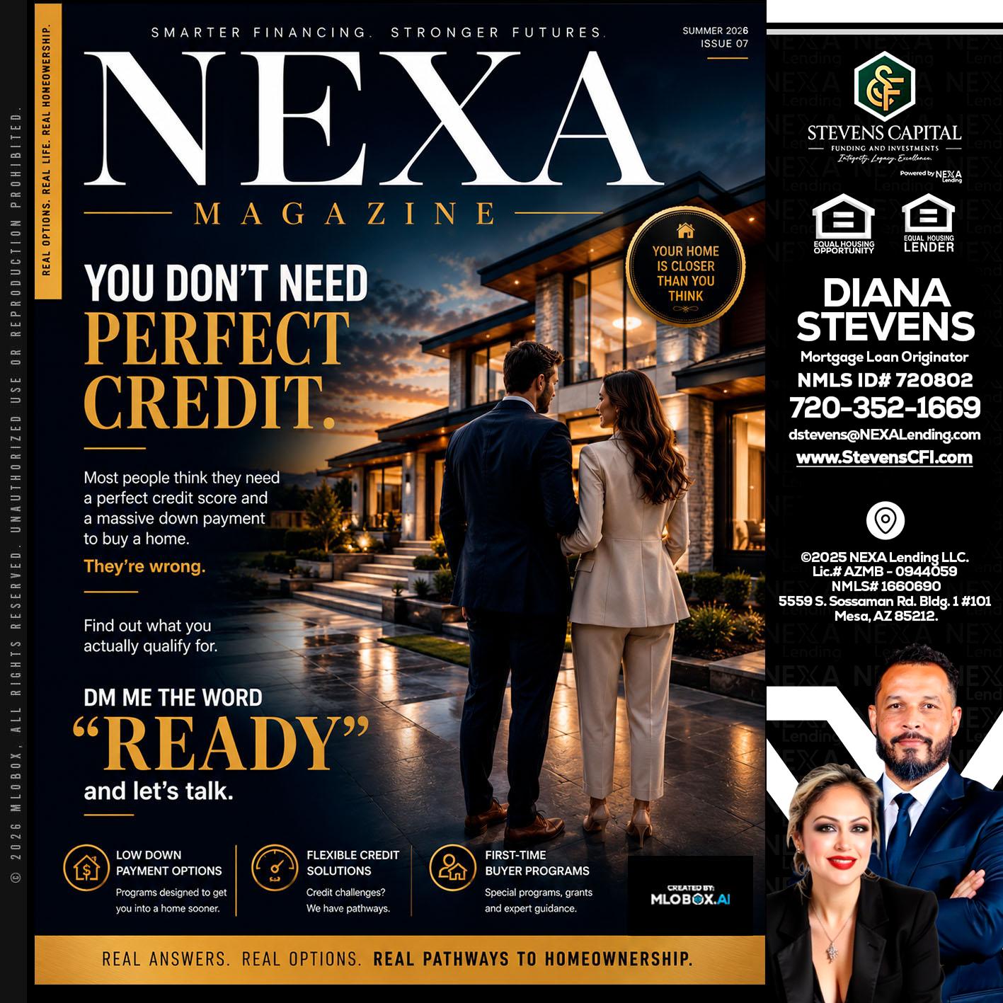 NEXA MAGAZINE - Diana Stevens -Mortgage Loan Originator