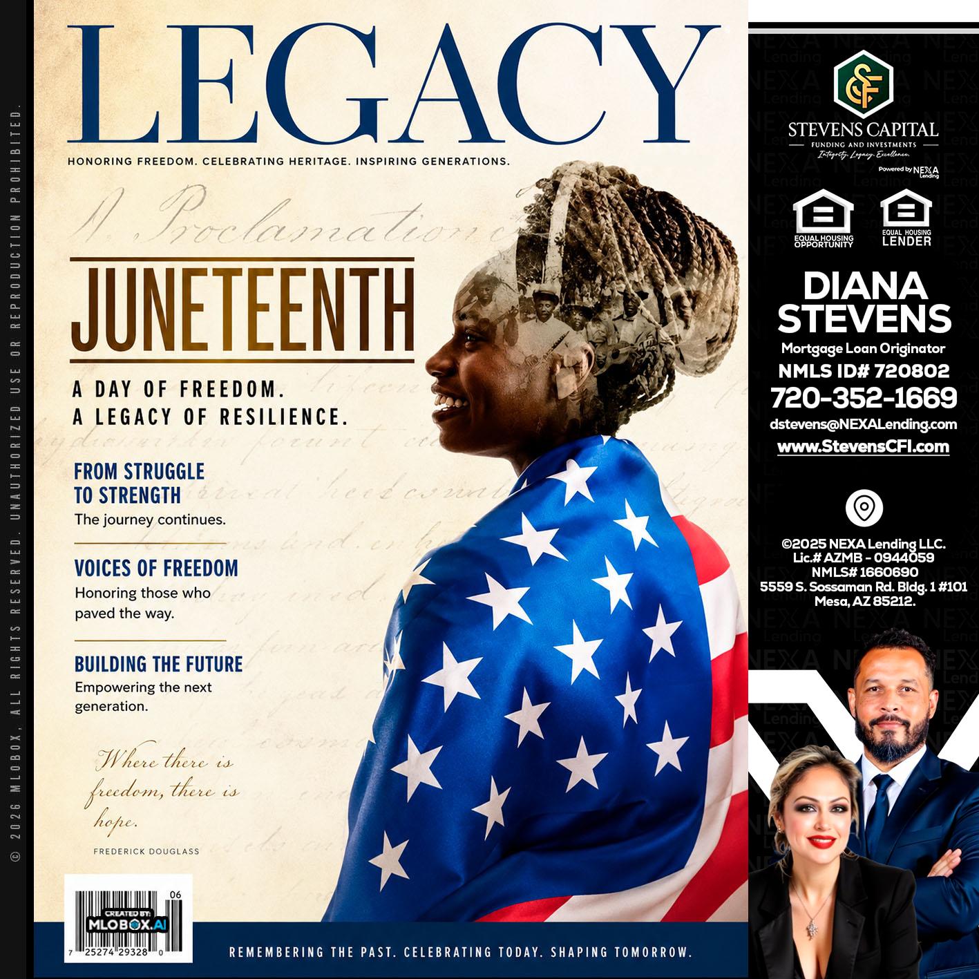 LEGACY - Diana Stevens -Mortgage Loan Originator