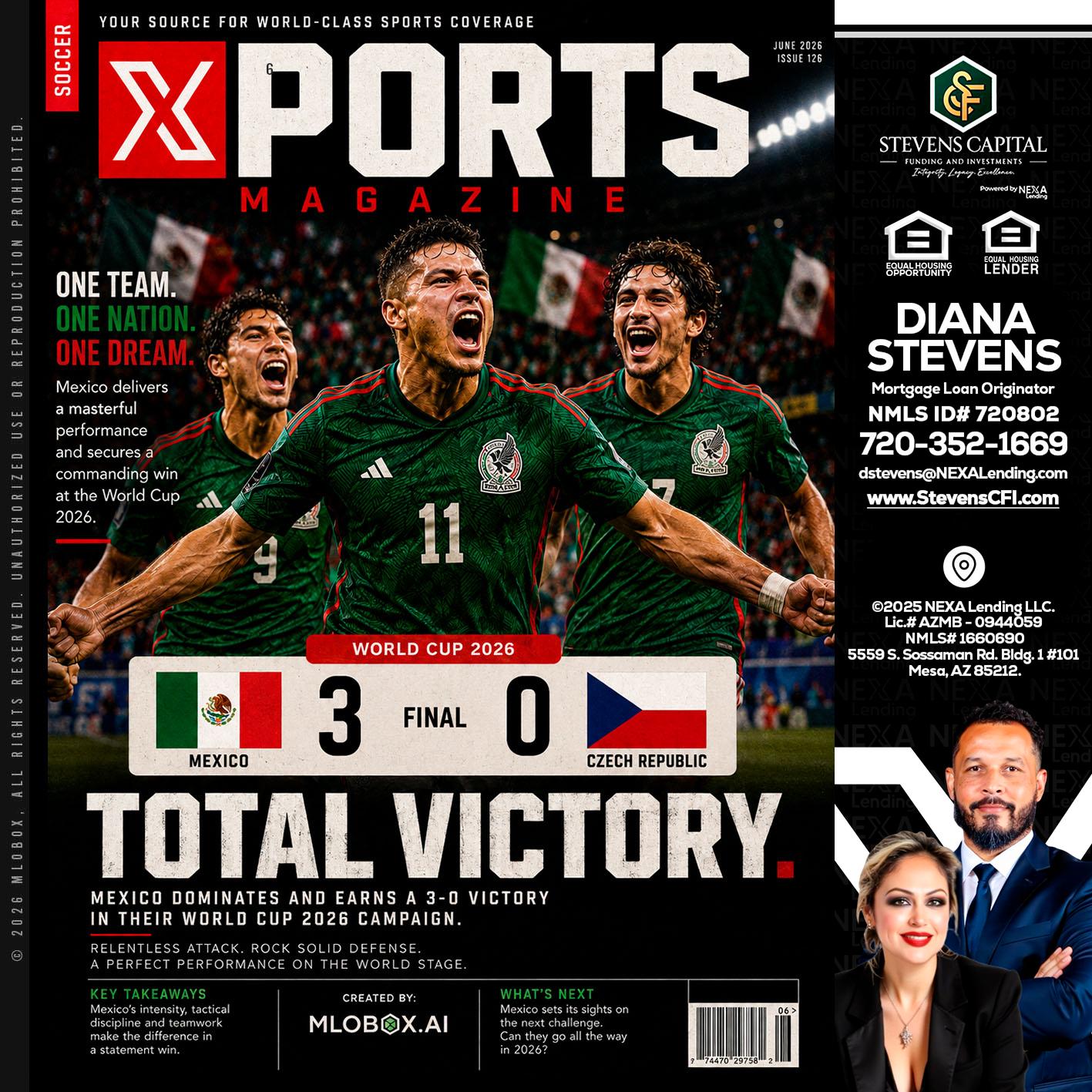 World Cup 2026 MEX 1-0 CZECH - Diana Stevens -Mortgage Loan Originator