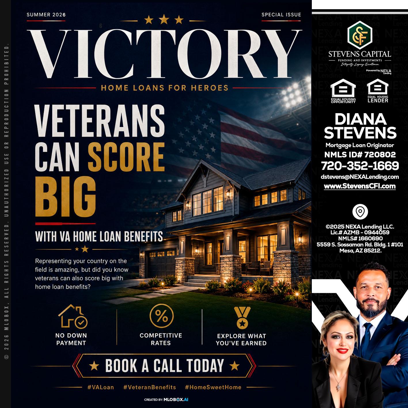 VICTORY - Diana Stevens -Mortgage Loan Originator