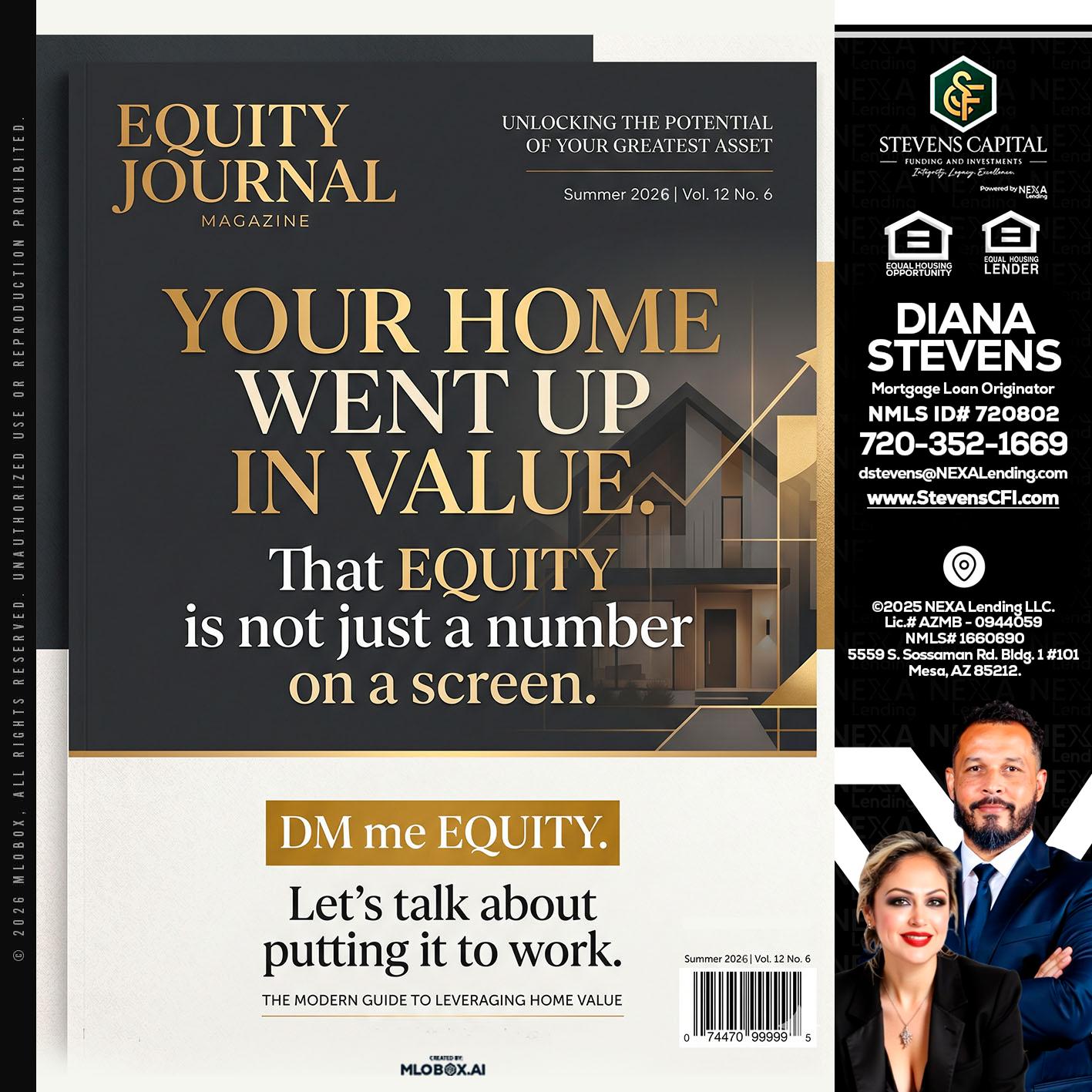 YOUR HOME - Diana Stevens -Mortgage Loan Originator