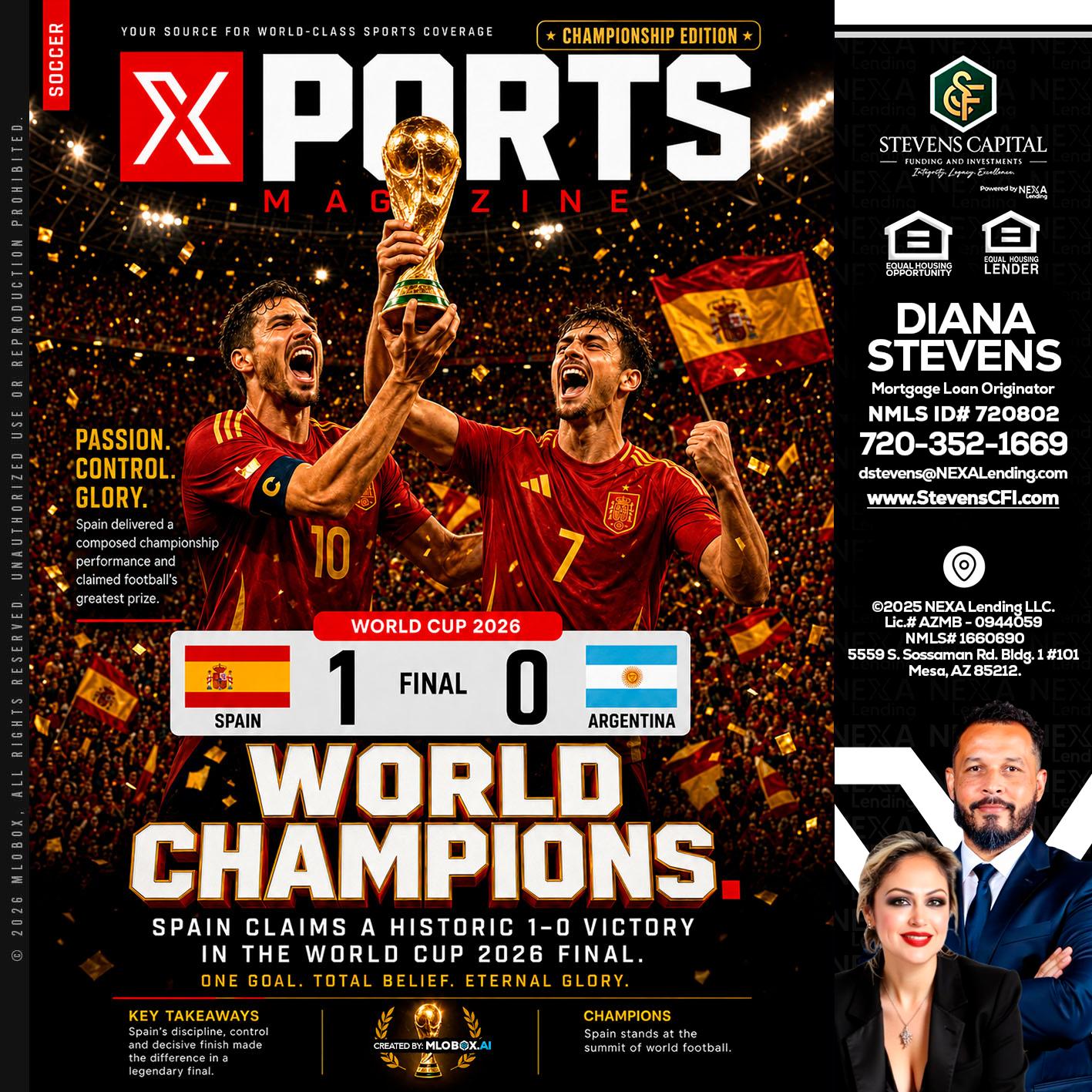 SPAIN CHAMPION - Diana Stevens -Mortgage Loan Originator