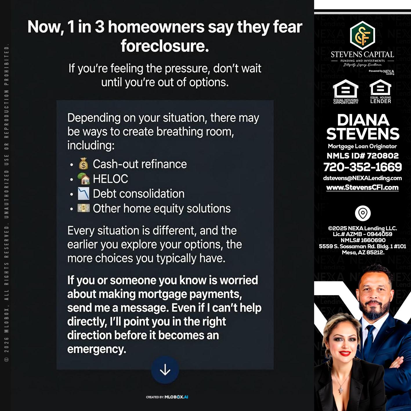 NOW - Diana Stevens -Mortgage Loan Originator
