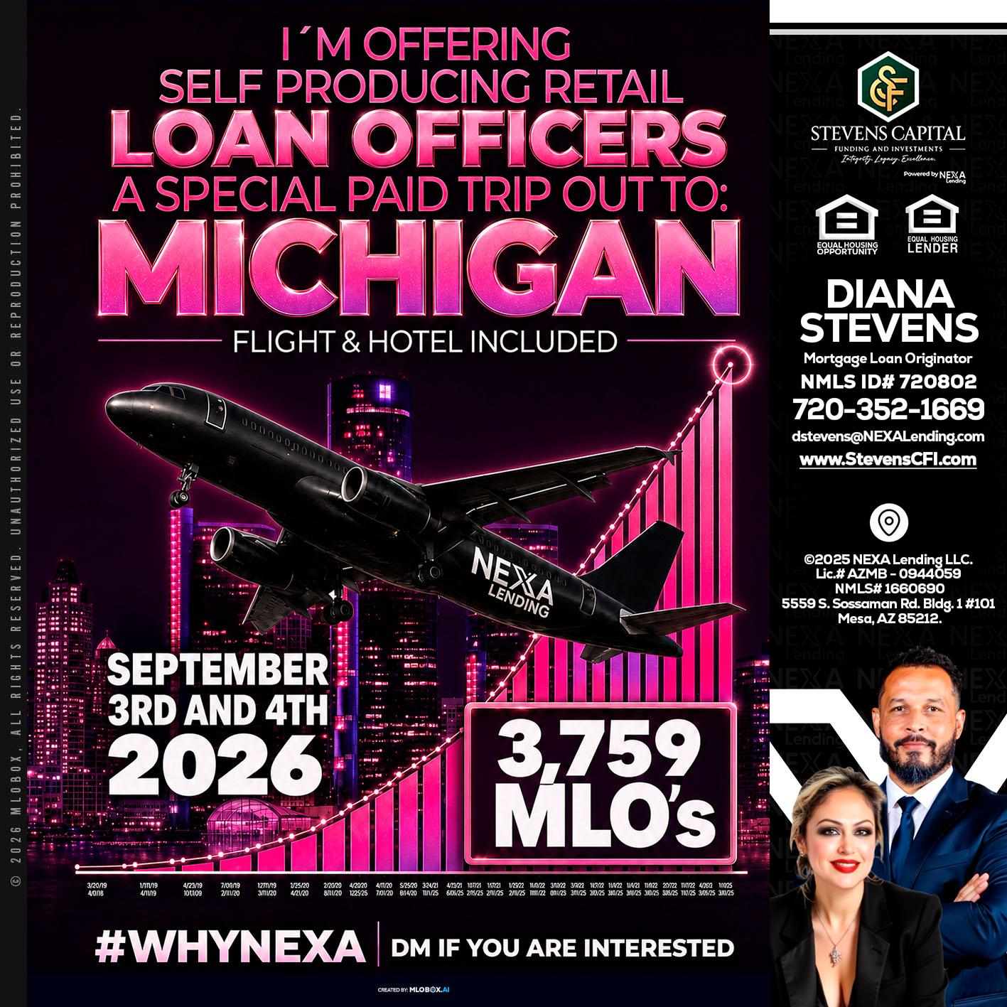 MICHIGAN TRIP - Diana Stevens -Mortgage Loan Originator