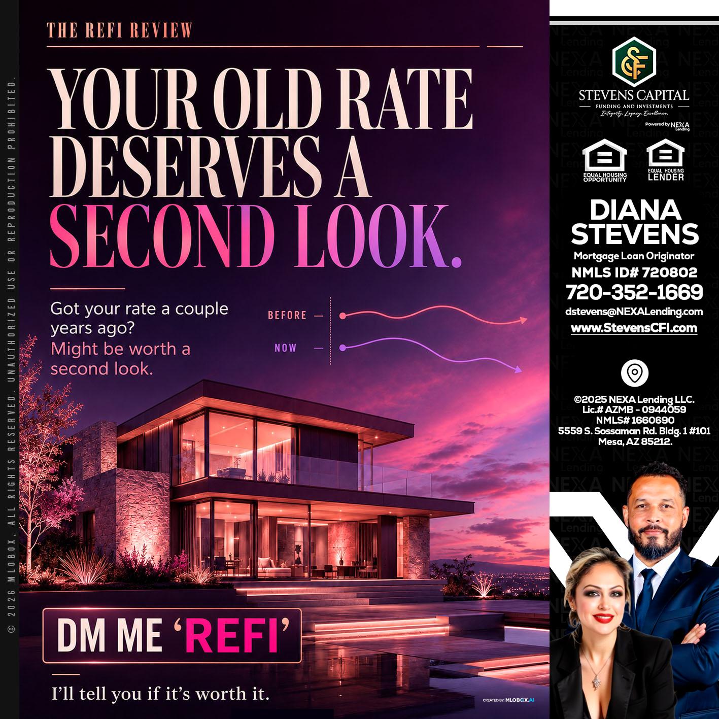 YOUR OLD - Diana Stevens -Mortgage Loan Originator