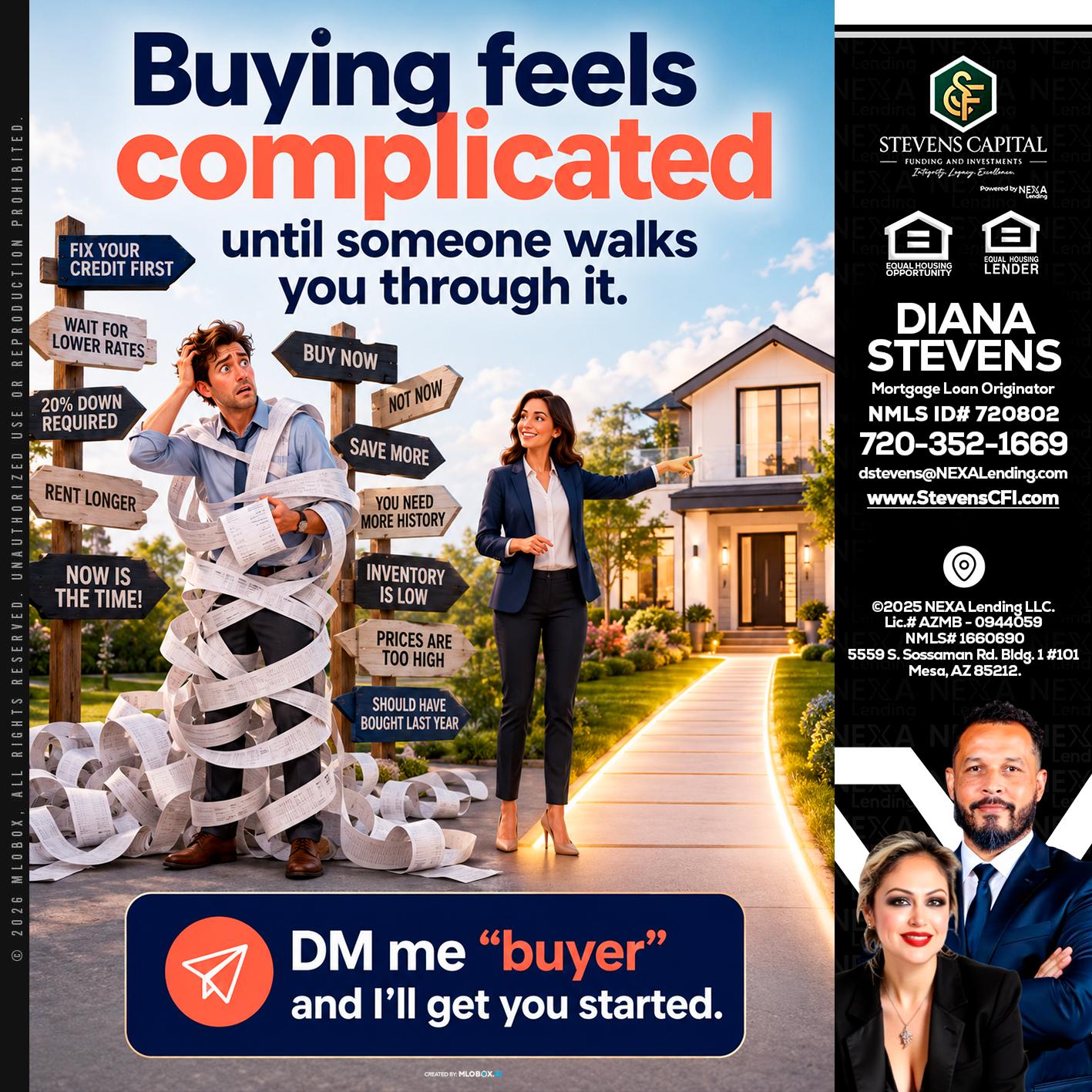 buying feels - Diana Stevens -Mortgage Loan Originator