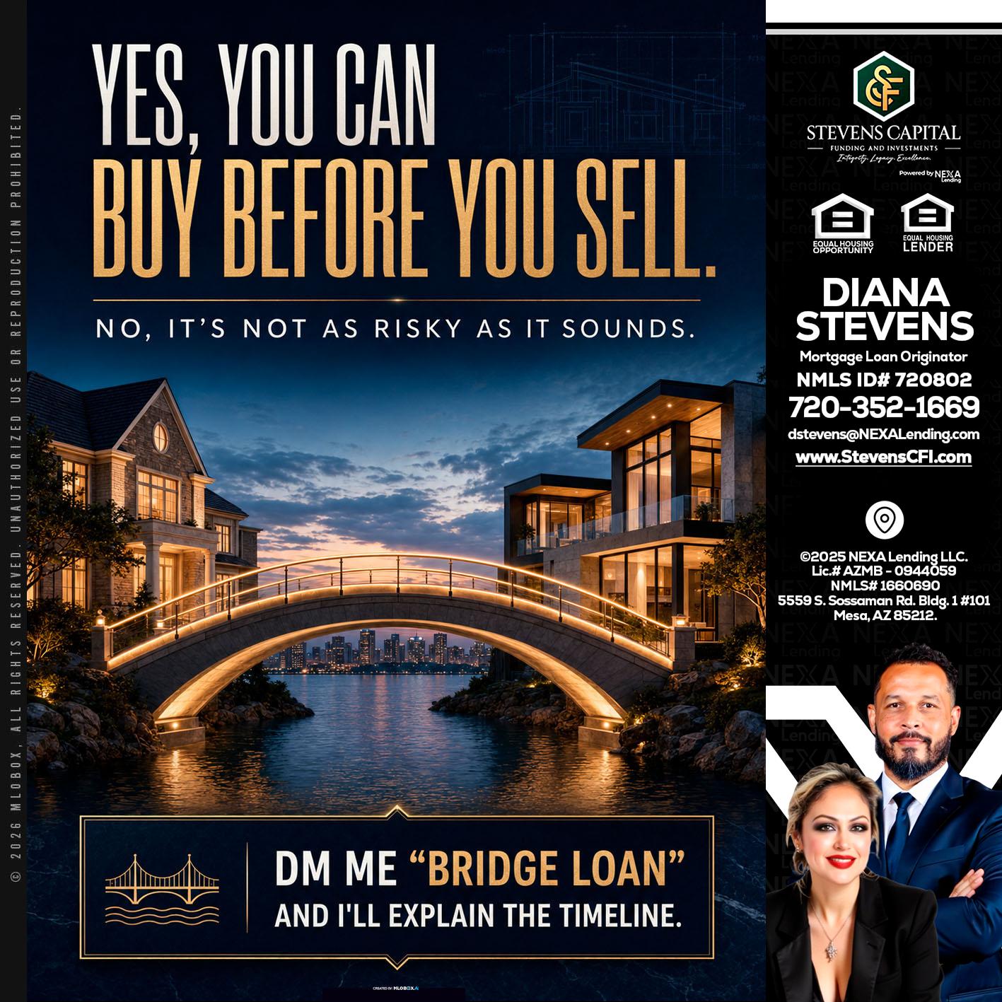 YES, YOU CAN - Diana Stevens -Mortgage Loan Originator