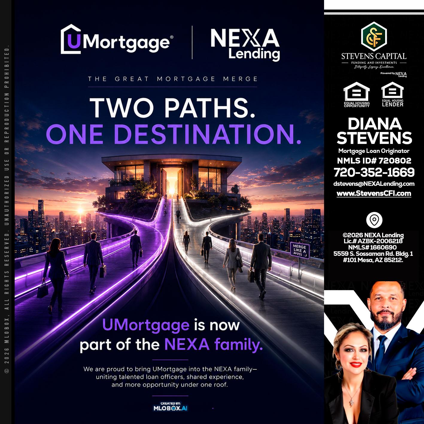 two path - Diana Stevens -Mortgage Loan Originator