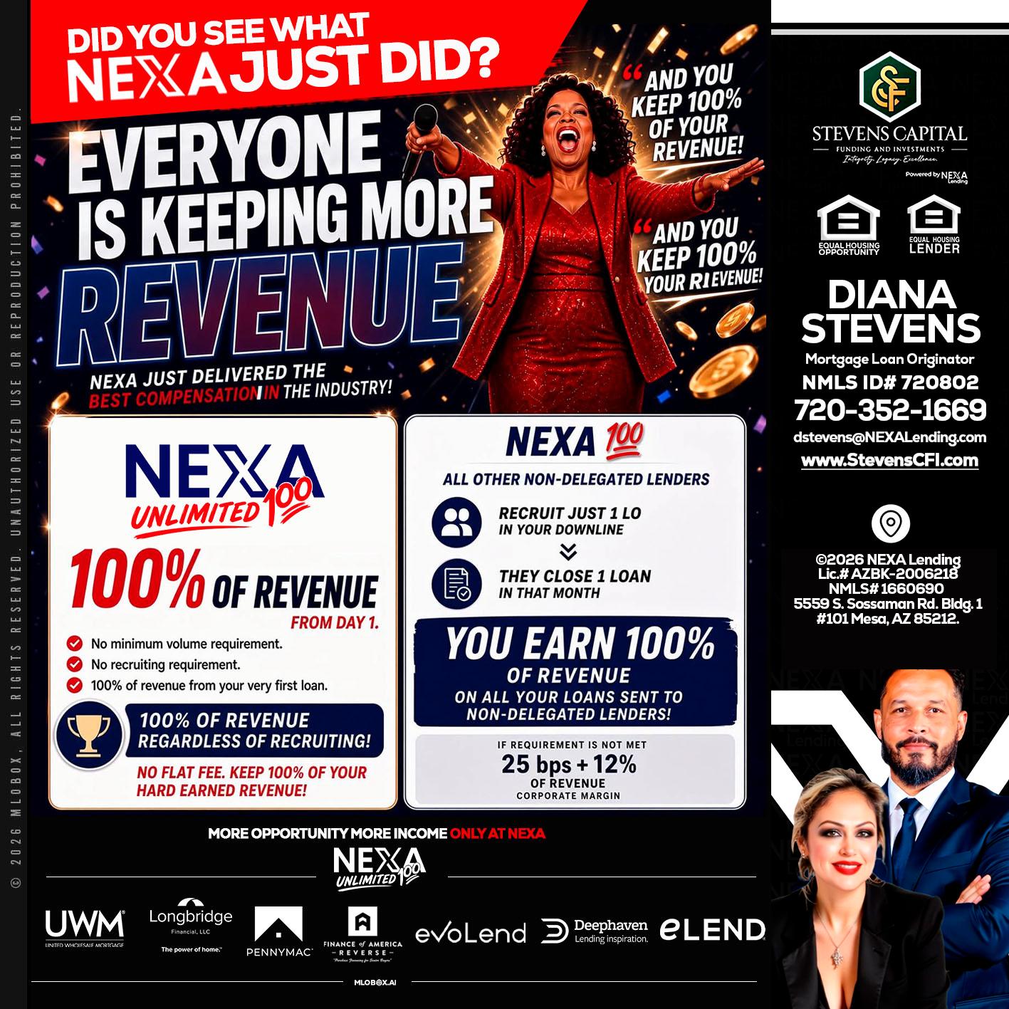 EVERYONE IS KEEPING - Diana Stevens -Mortgage Loan Originator