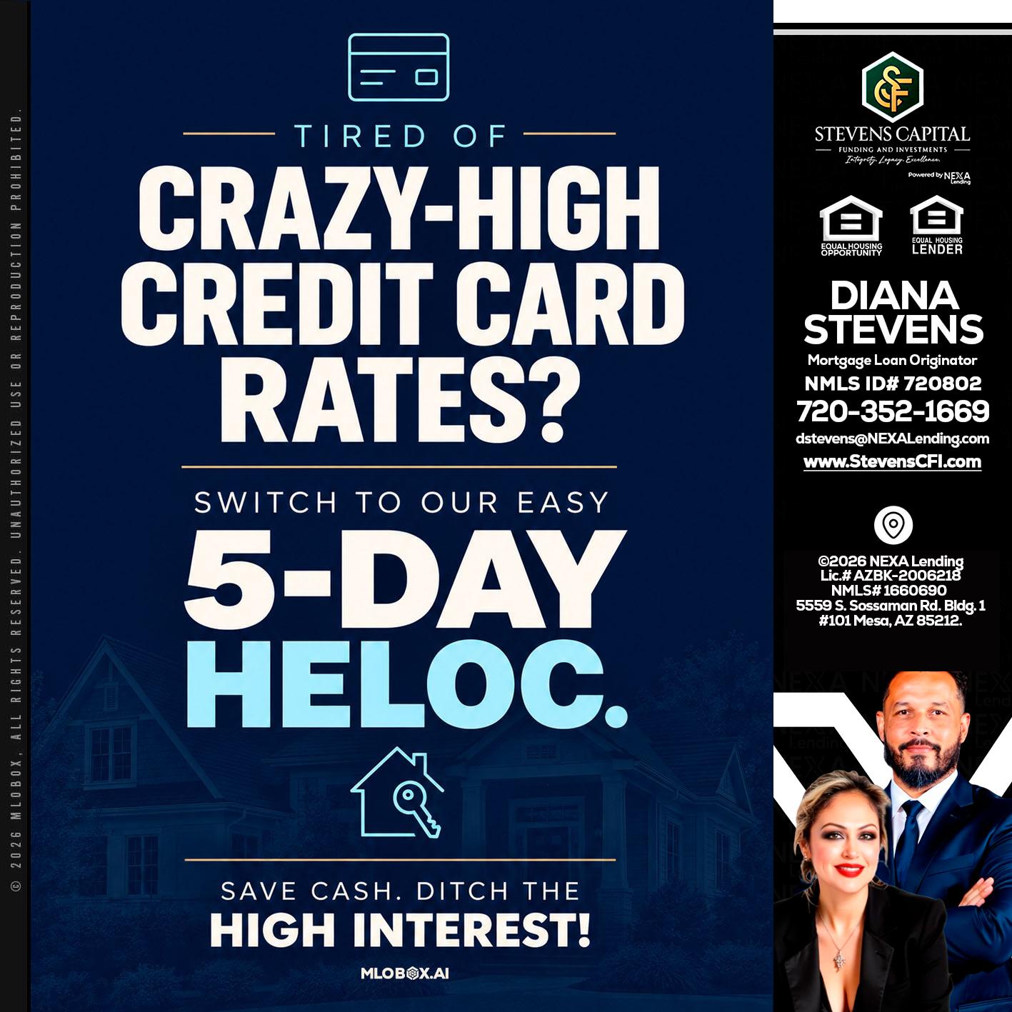 crazy high - Diana Stevens -Mortgage Loan Originator