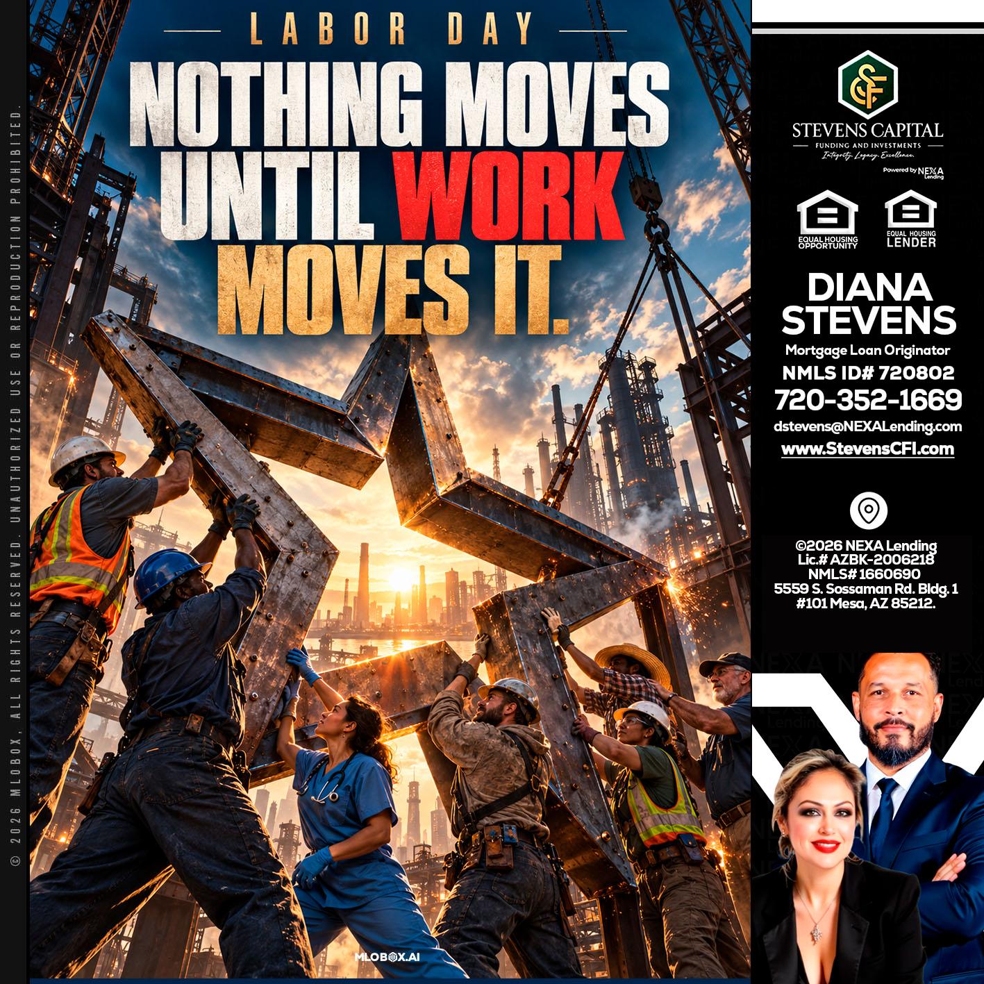 LABOR DAY - Diana Stevens -Mortgage Loan Originator