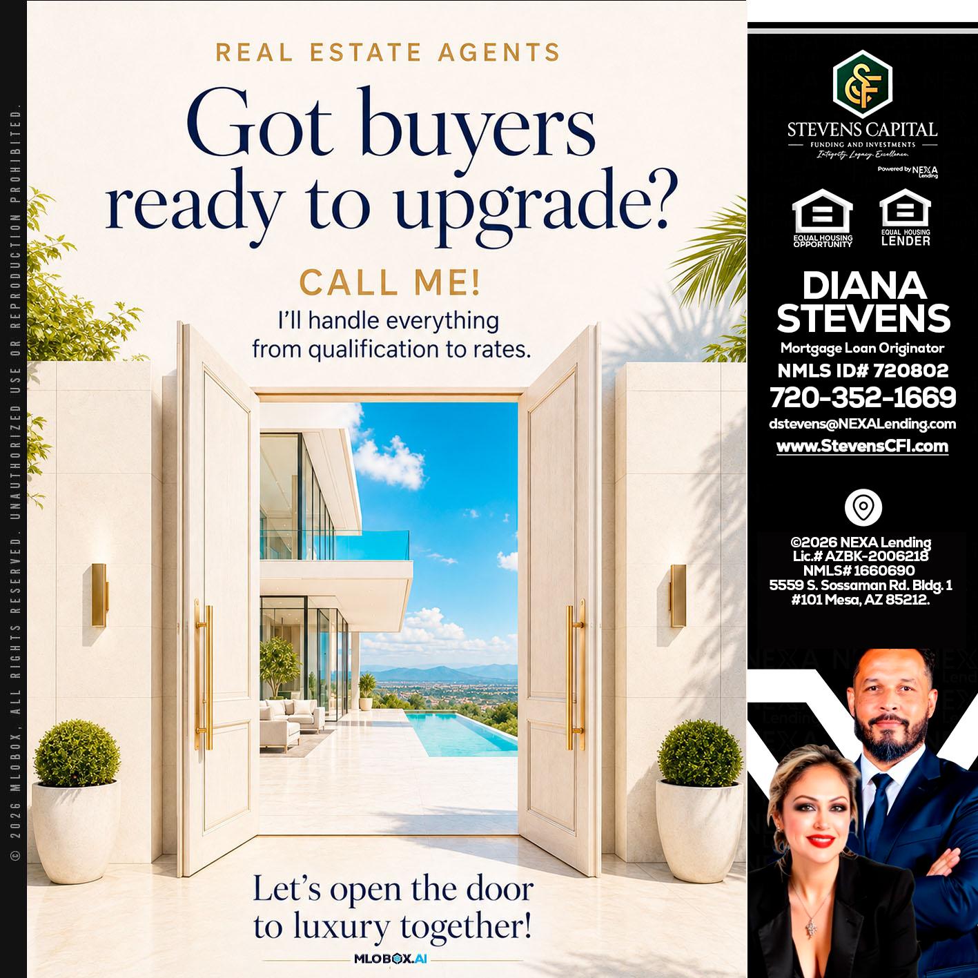 got buyers? - Diana Stevens -Mortgage Loan Originator