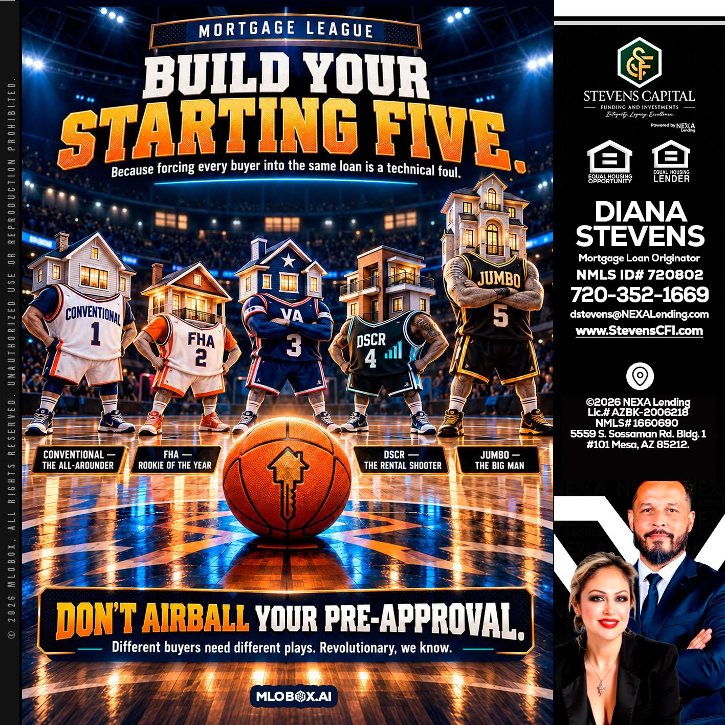 BUILD YOUR - Diana Stevens -Mortgage Loan Originator