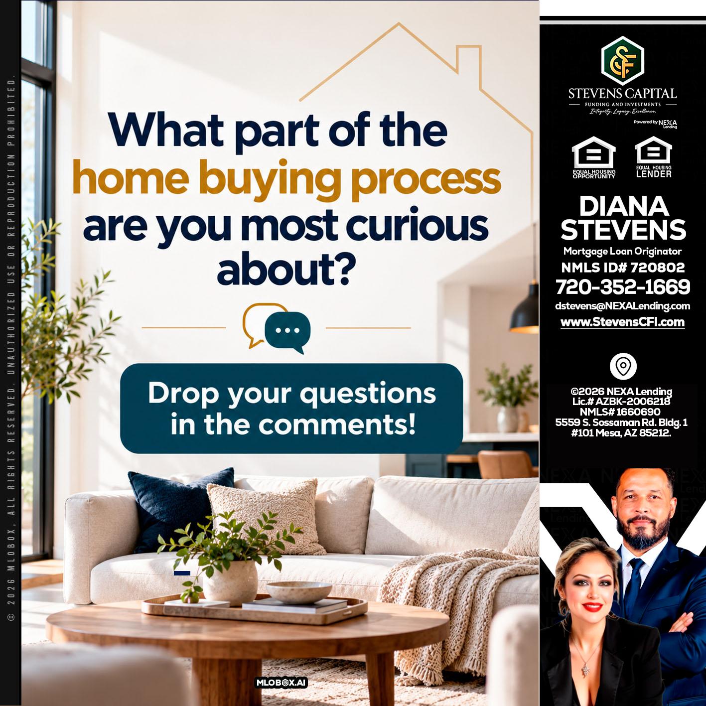 WHAT PART OF - Diana Stevens -Mortgage Loan Originator